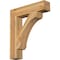 Ekena Millwork Legacy Block Rough Sawn Bracket, Western Red Cedar, 6"W x 30"D x 34"H BKT06X30X34LEC05RWR - alternate 1